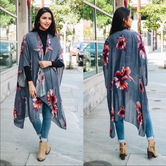 colorsandbloom Accessories - Last! Boho Flower  Kimono